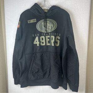 Nike Black and Gold San Francisco 49ers Hoodie